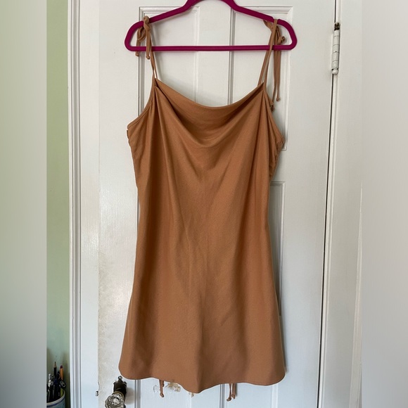 Boheme Goods Raw Silk Mini Slip Dress - Picture 2 of 13
